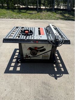 Central machinery 10” table saw