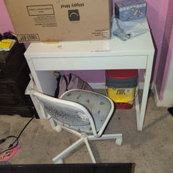 Small Desk And Small Chair