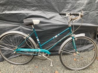 Vintage columbia 26 step through woman s turquoise 3 speed bike for Sale in New City NY OfferUp