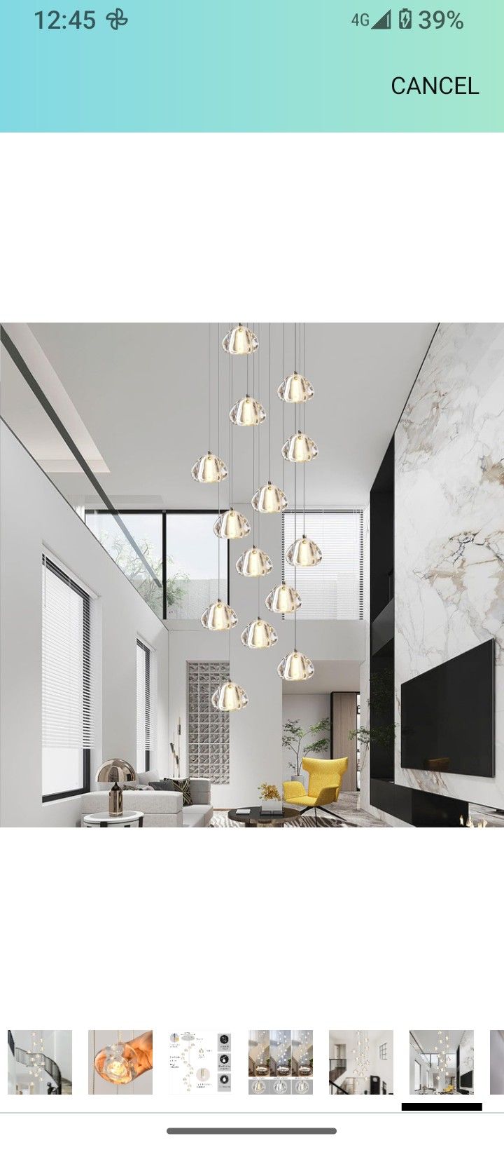 14 Globe Chandelier..Brand New