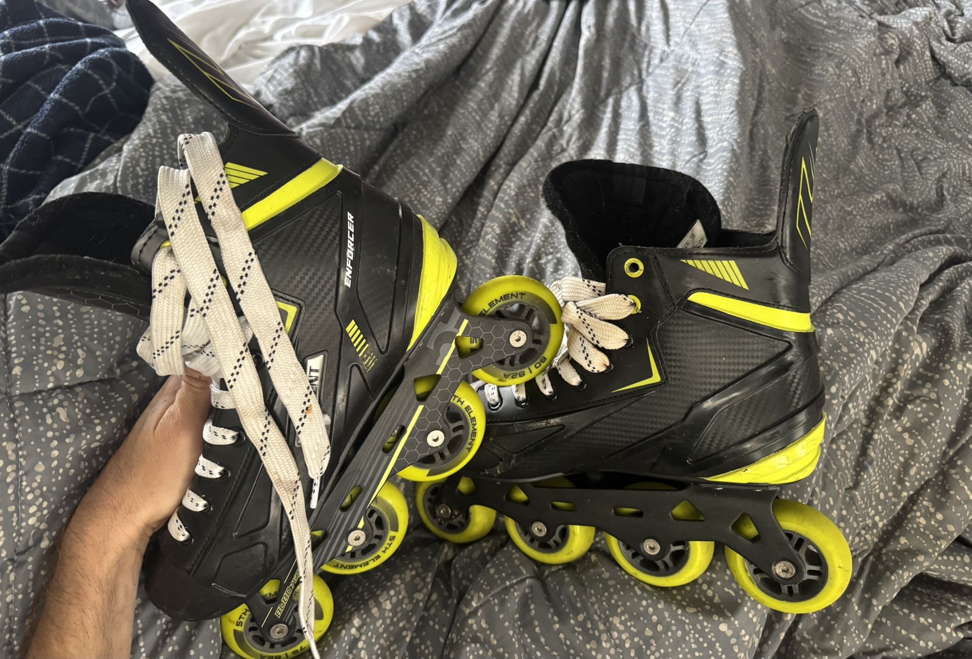 5th Element Enforcer Inline Skates\Rollerblades Size 10 Adult