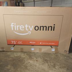 Tv Fire Omni 75", 4k, Smart, Alexa, Excellent 