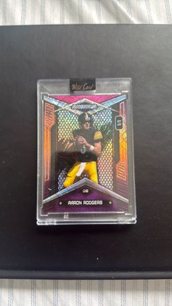 Aaron Rodgers Wild Card Illumination 1/1 Football Card