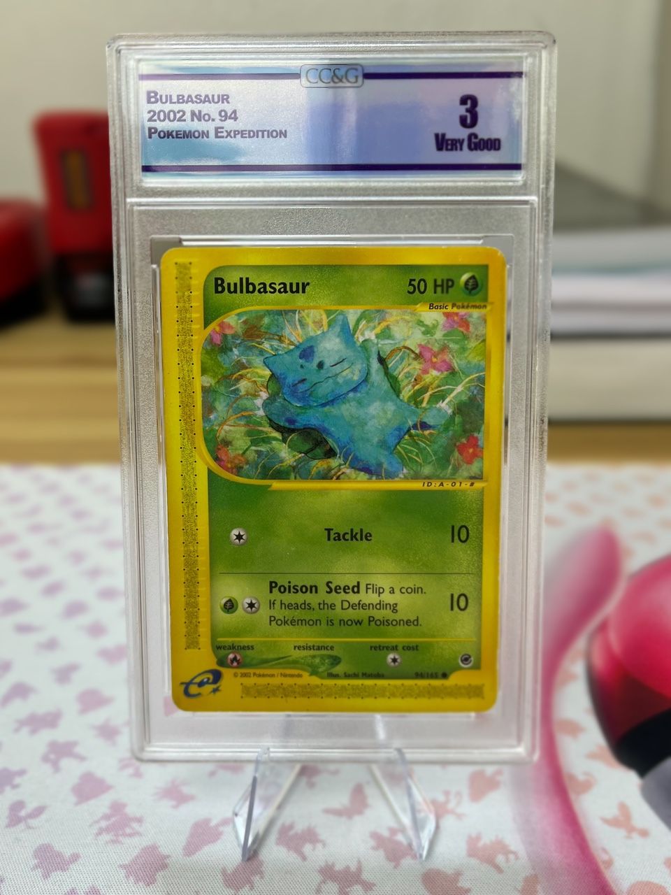 Pokémon TCG CCG 3 Bulbasaur Base 2002 Pokemon Expedition