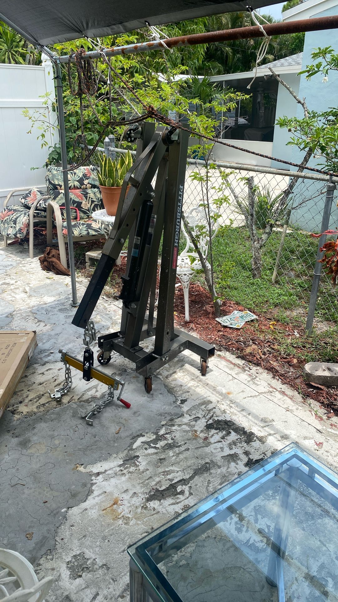Engine Jack With Hoist