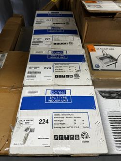 Boreal Air Conditioning Split Type Indoor Unit  Only $300 Each 