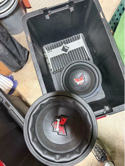 Speakers & Amp Combo