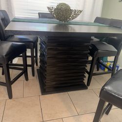 Black Dining Table 