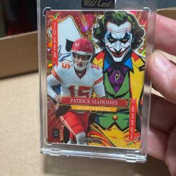 2025 Wild Card Patrick Mahomes 1/1 Super Rare Joker Card