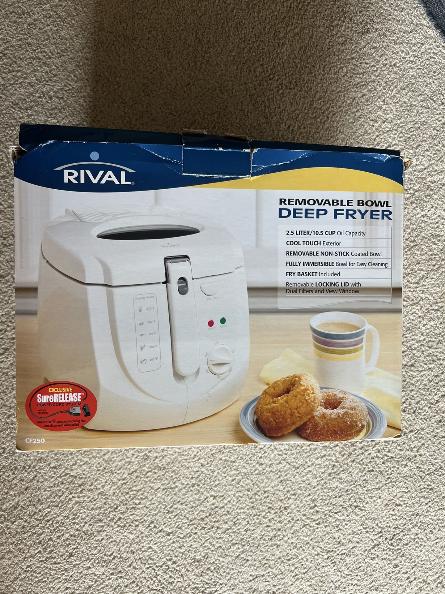 Rival Deep Fryer CF250 — New in Box