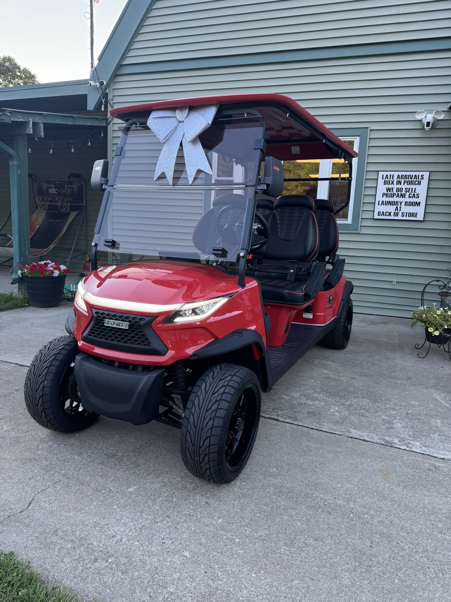 Red Venom 2024 Street Legal Golf Cart