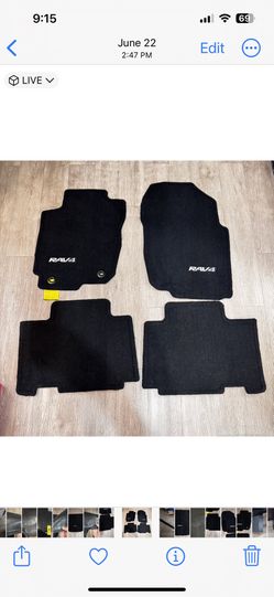 2013- 2018 Toyota RAV4 Floor Mats Black carpet PT206