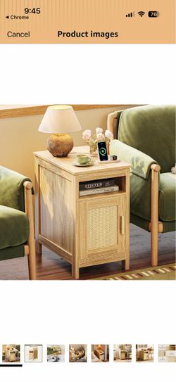Rattan Nightstand/ side table (Never Used)