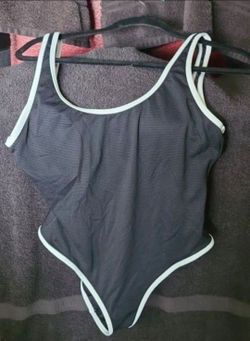 Black And White Bathing Suit Size Medium