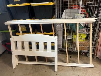 Twin bed-frame white
