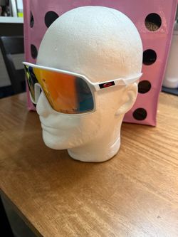 Oakley Shield Sunglasses White Fire Iridium