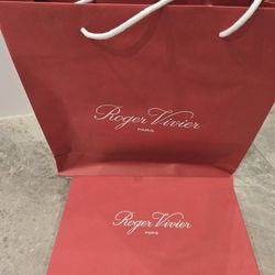 Roger Vivier shopping bag and box
