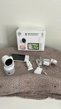 Leap Frog 5 inch WiFi high definition pan and tilt baby monitor