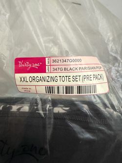 Thirty-One Oversized Storage Organizer Black Parisian Pop