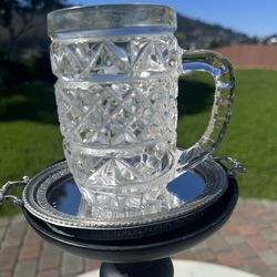 Vintage glass mug