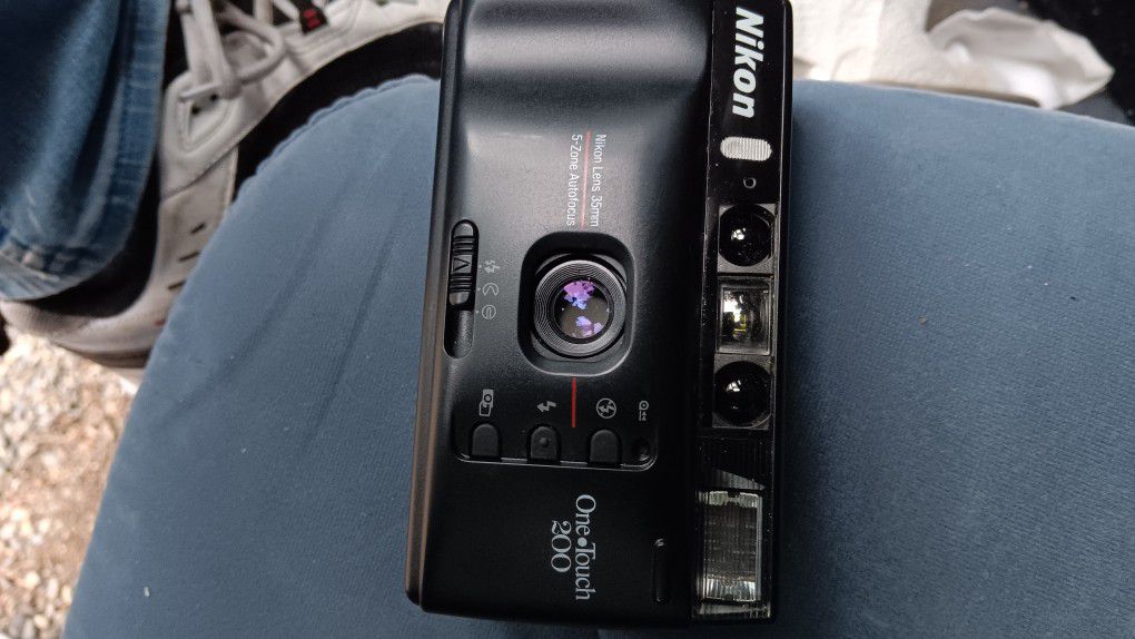 Vintage Nikon One Touch 200 Film Camera 