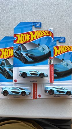 Lot of 3 Hotwheels  McLaren  P1 blue