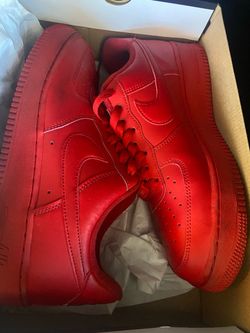 RED Air Force 1 ,,,,,,,07   new condition  men’s 9