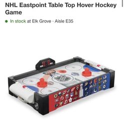 Brand mew - NHL Eastpoint Table Top Hover Hockey Game