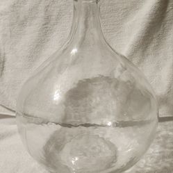 Large Floor Vase Jar 18 1/2" tall, about 13" wide and the top opening is 2 5/8" - Pre-owned
