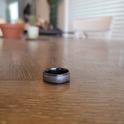 Men's Wedding Band (Size:7mm) - Shane Co. - Meteorite & Zirconium