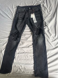 Denim Ripped Black Jeans