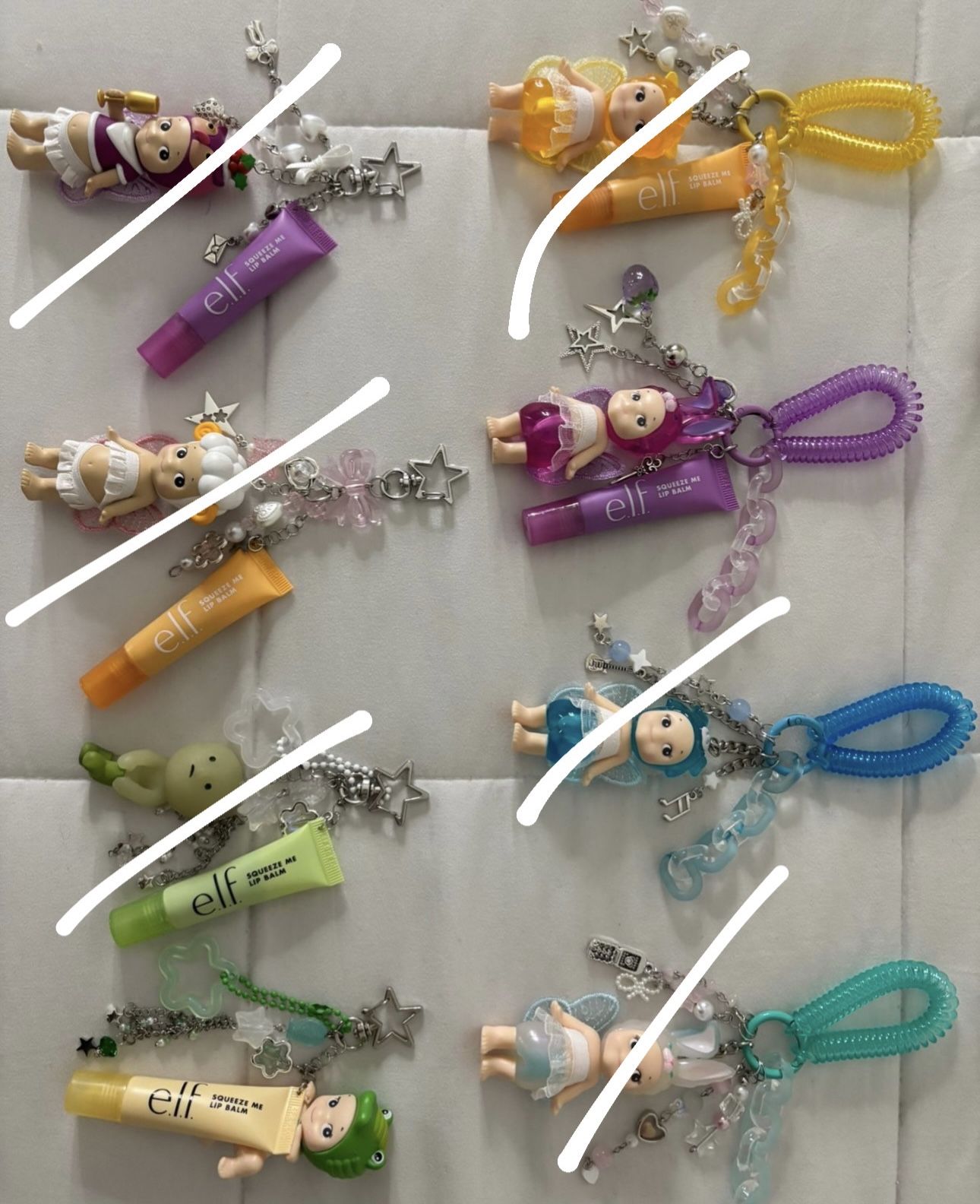 SONNY ANGEL KEYCHAINS WITH LIP GLOSS ๐
