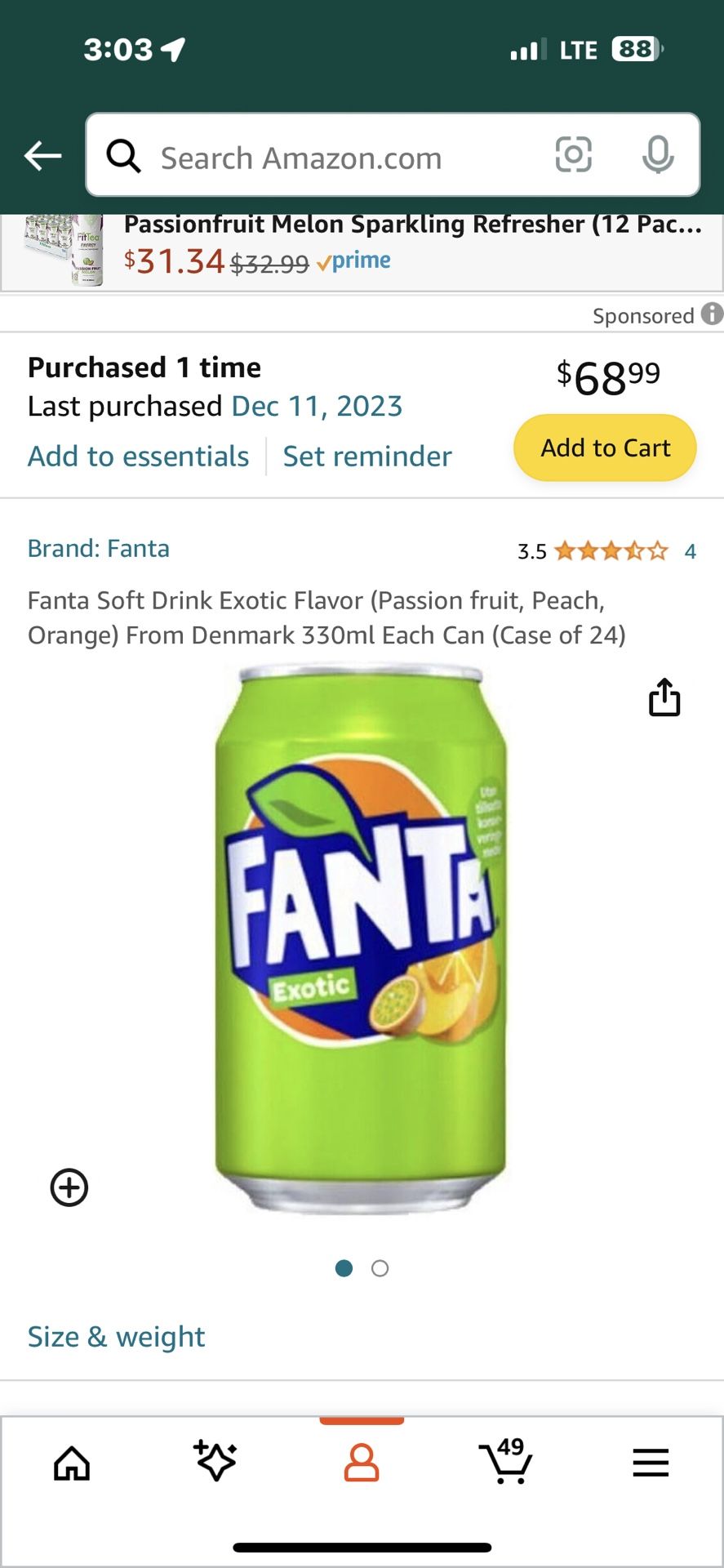 Fanta Exotic From Denmark