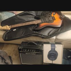 BRAND NEW GUITAR AND AMP