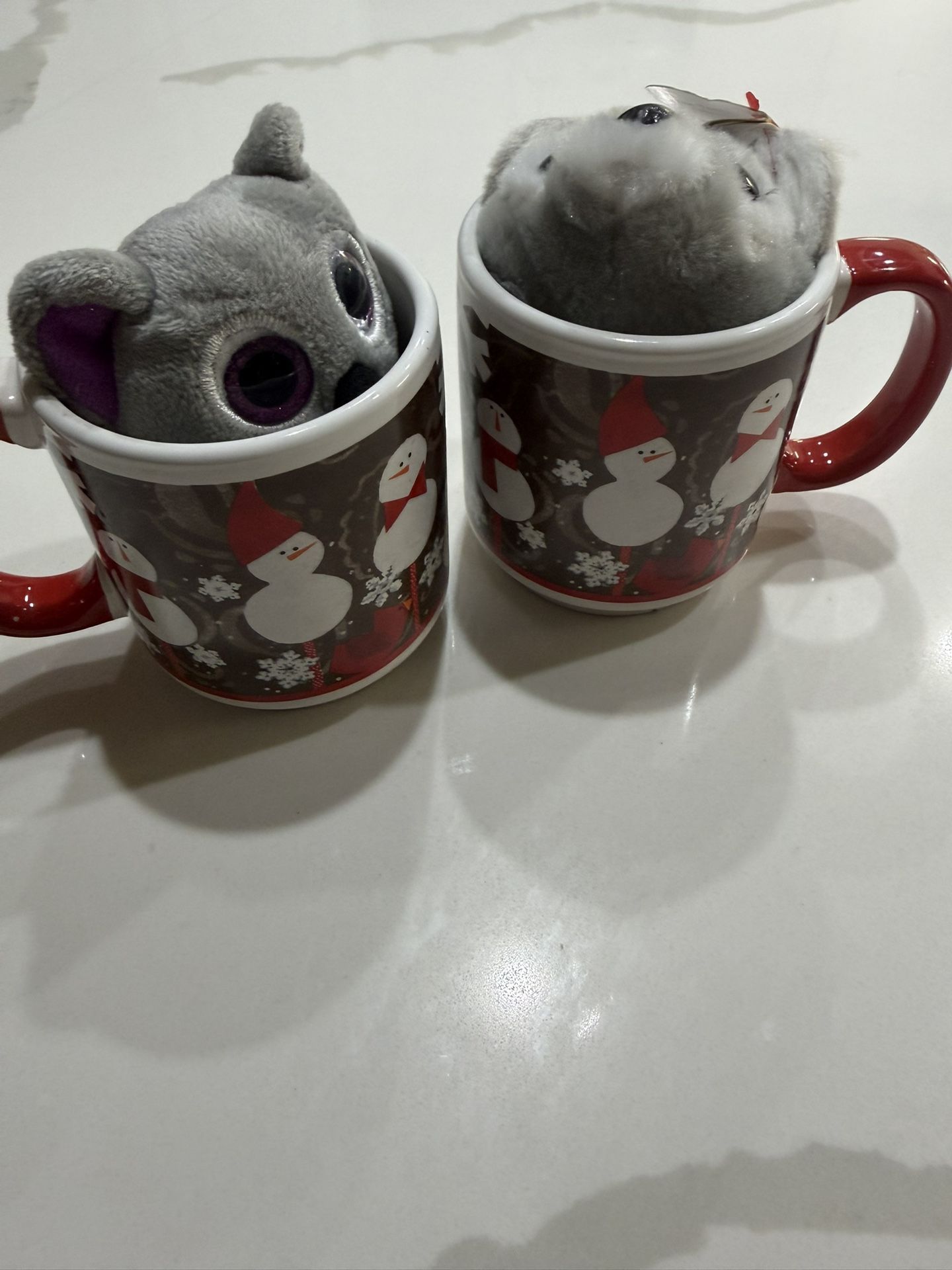 2 Child Cups With Teddy 