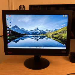 FAST Lenovo All-in-One Desktop Computer / PC / Core i5 / 8GB RAM / 21.5” Inch Display (1080p) / 128GB SSD / DVD / WiFi / Bluetooth / Windows 11 Pro