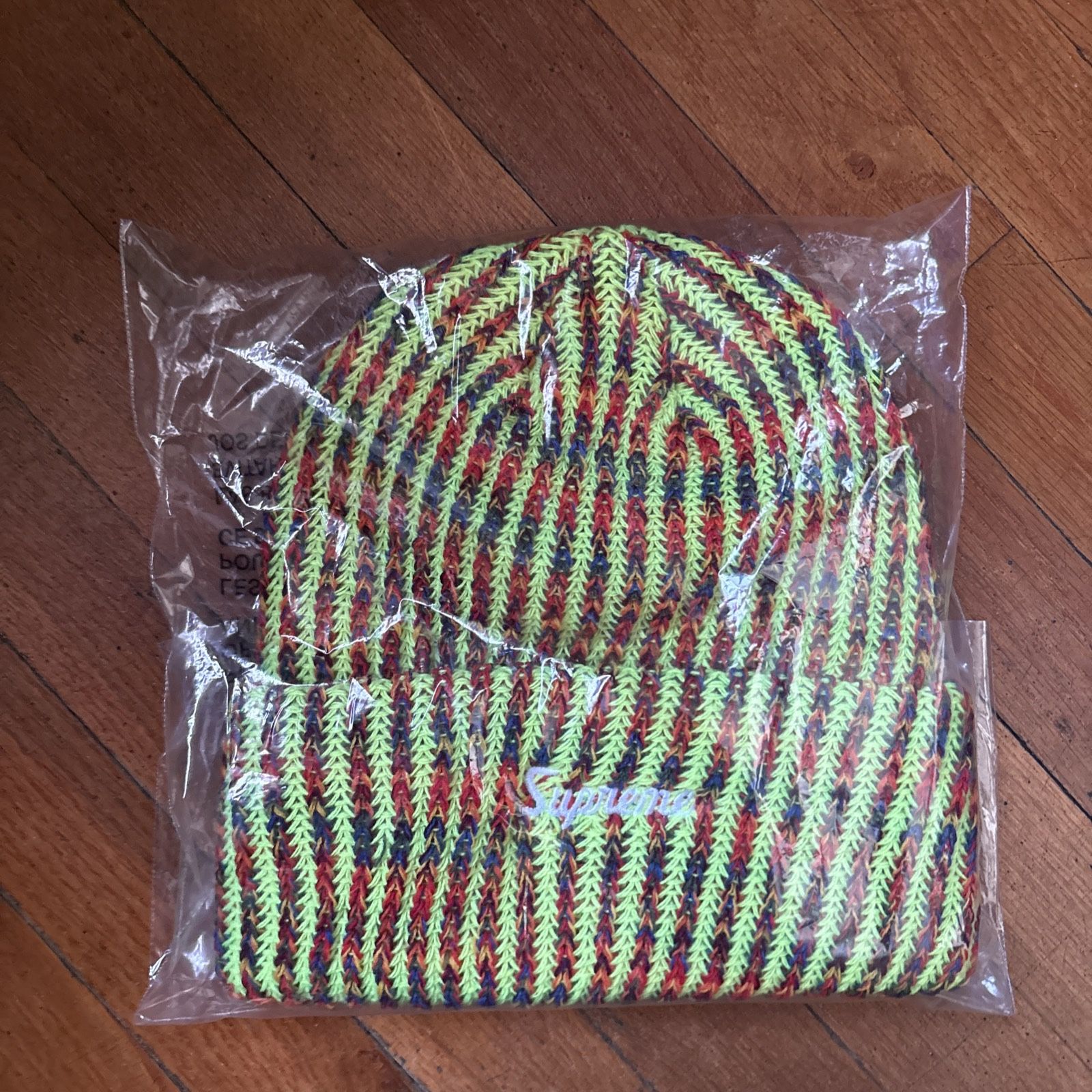 Supreme Loose Gauge Beanie Neon