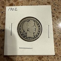 1902 Barber Quarter 