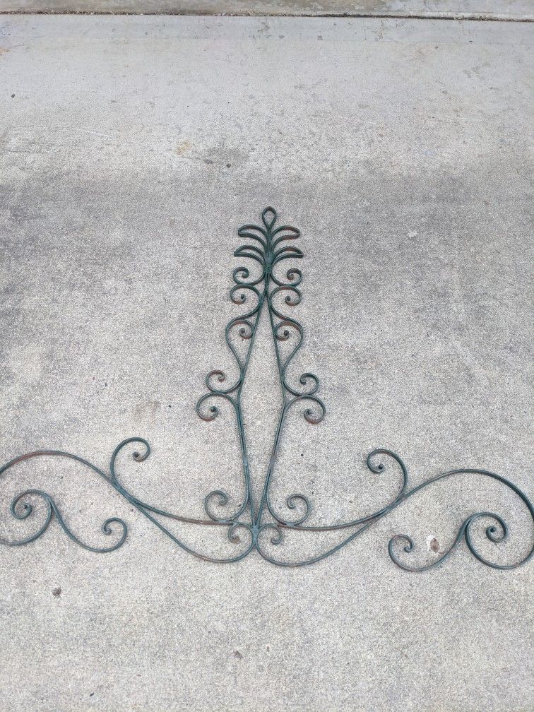 Antique Metal Wall Relief 