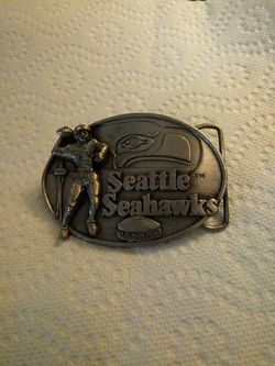 Seatlle Seahawk pewter Belt Buckle