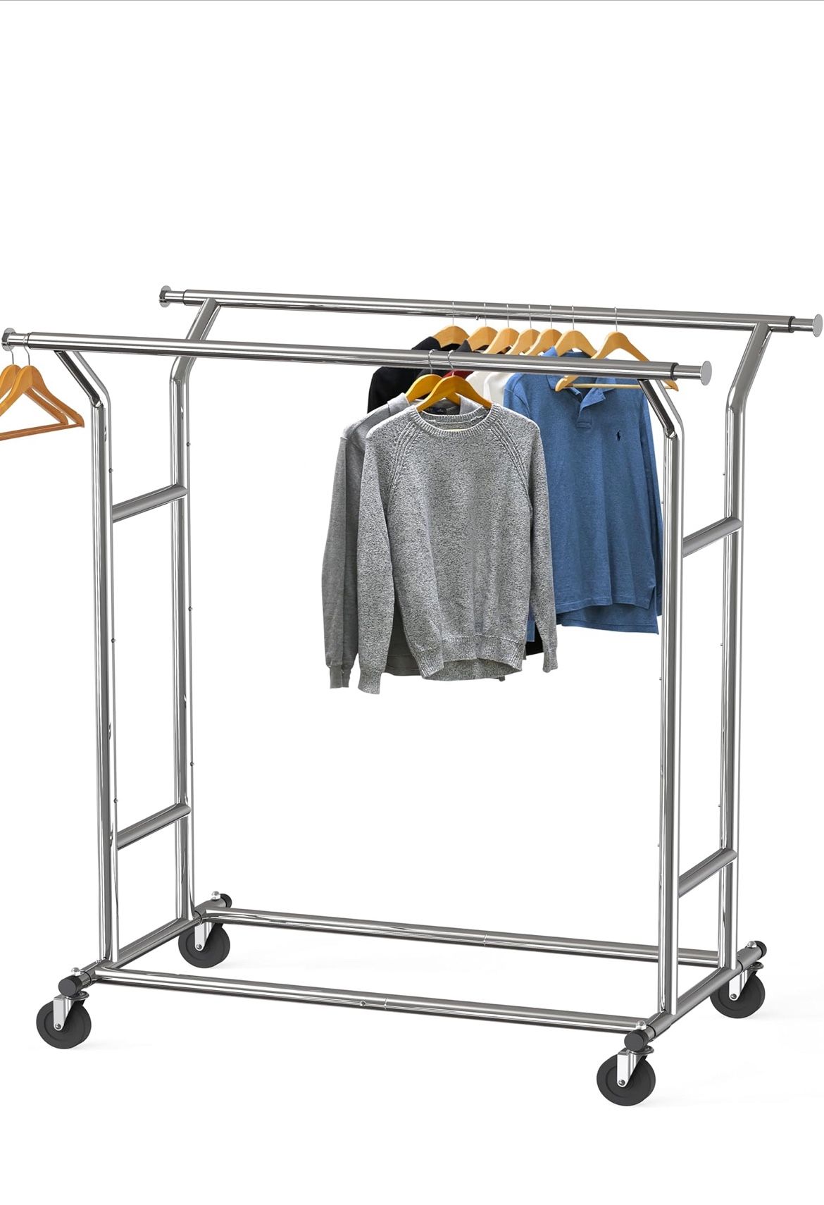 Double Clothing Rack