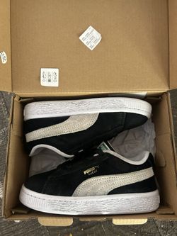 Puma Blk Suede 9c