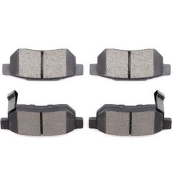 cciyu D374 Ceramic Rear Brake Pad Set Fit For 86-01 For Acura Integra,For Honda For Accord,Civic,93-97 For Honda Civic del Sol,90-91 For Honda CRX,10-