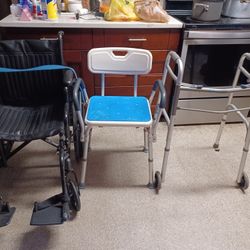 Wheelchair Shower Chair N Walker Packages Deals Take All 3 For $ 75
