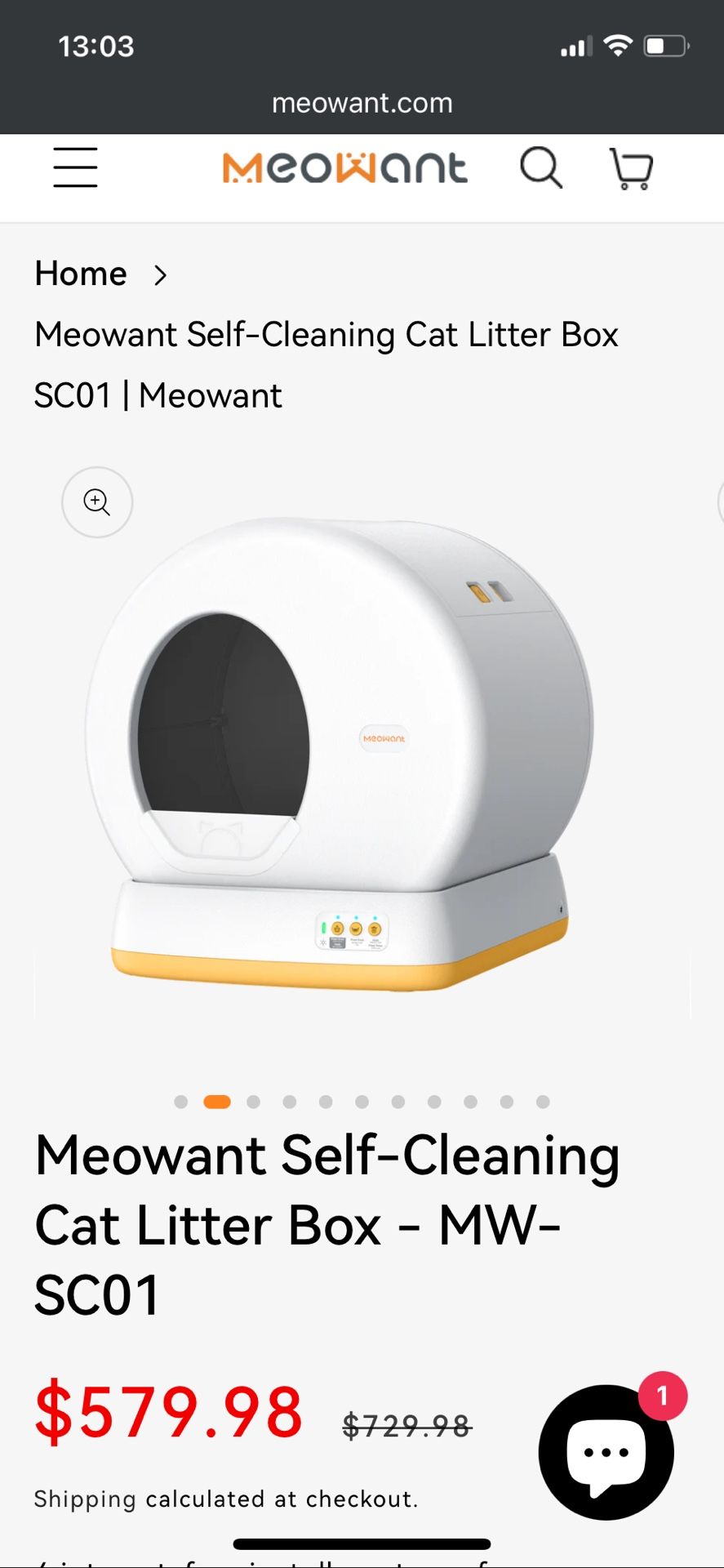 Meowant Automatic Litter Box