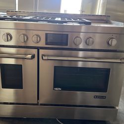 Jenn Air 48”Wide All Gas Range Stove In Stainless Steel