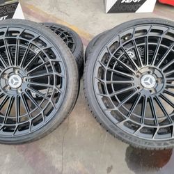 20"new Staggerd Wheels & New Tires For MERCEDES BENZ S560