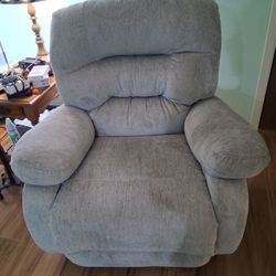 2 Like New Gray Recliners 