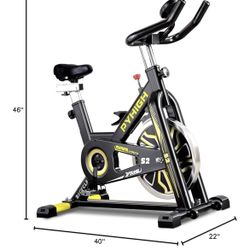 PYHIGH Magnetic Stationary Exercise Bike for Home