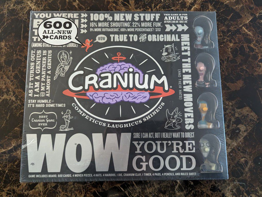 Hasbro Cranium Wow Board Game New Unopened 